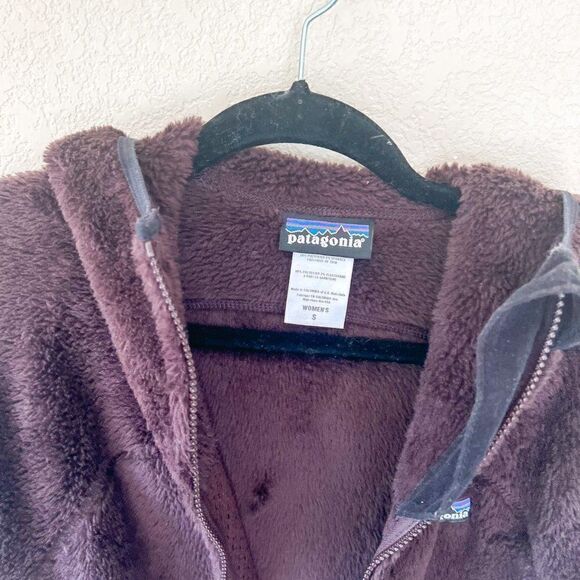 Patagonia Women's Chocolate Brown Fleece Hoodie, Size Small - Picture 4 of 5